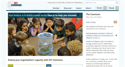 Desktop Screenshot of 501commons.org